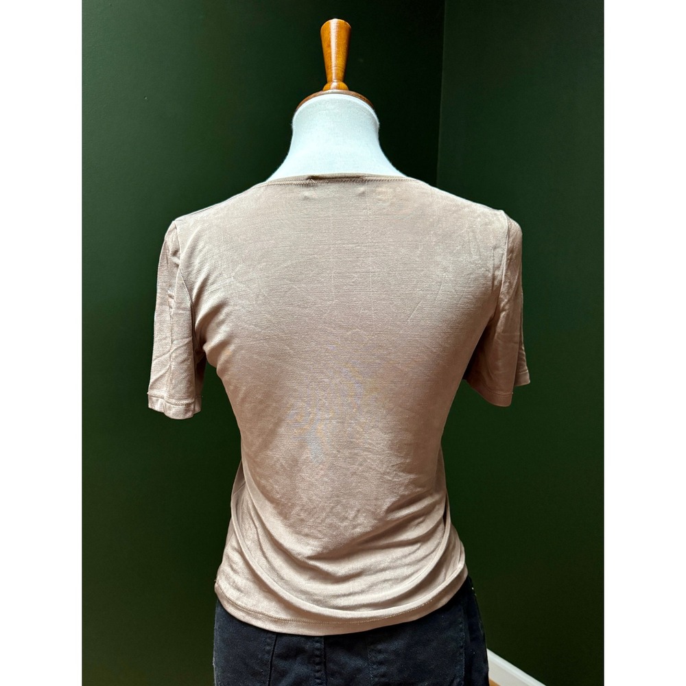 Vintage Irene New York Short Sleeve Scoop Neck Blouse Women's S - Picture 2 of 5